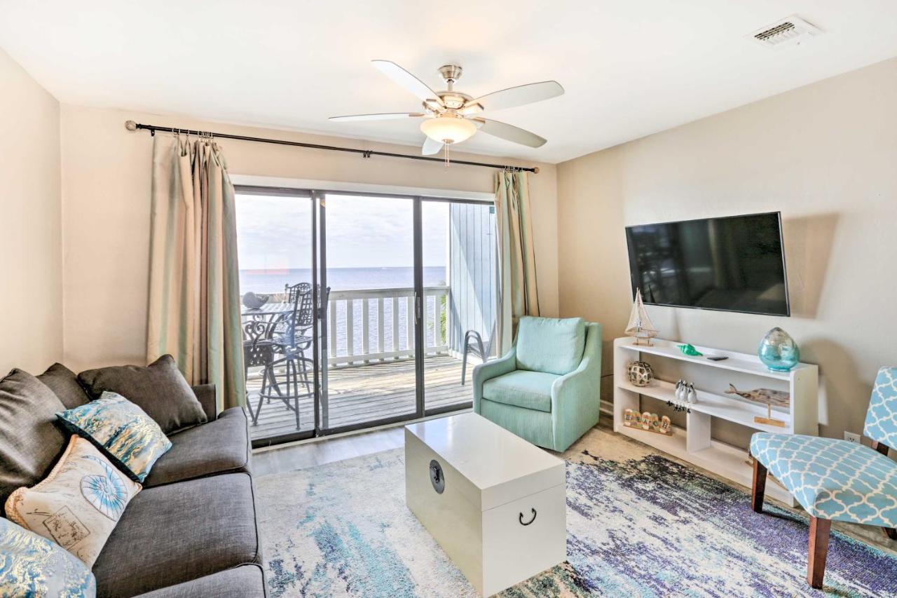 Waterfront Escape With Balcony On Shell Point Beach! Panacea Eksteriør billede